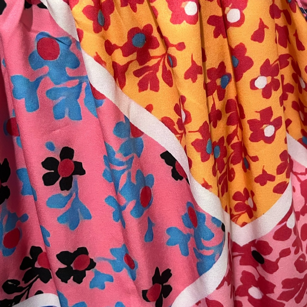 Colorful Floral Patchwork Top - Picture 2 of 7